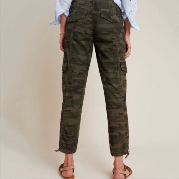 NWT Anthropologie Sanctuary Camo Cargo Cropped Jogger Pants - Picture 3 of 9